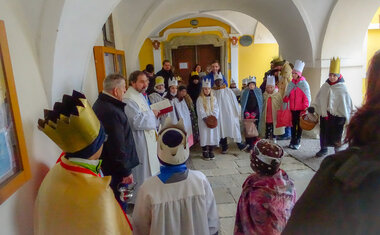 Žehnání koledníkům 