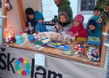 Poděkování dětem ze ZŠ Školamyšl