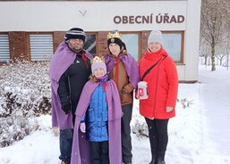 Další skupinka koledníků z Čisté