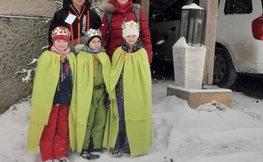 Tříkrálová skupinka z Čisté