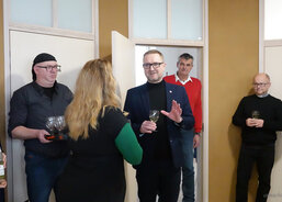 Přípitek pronesl Pavel Šotola, náměstek hejtmana Pardubického kraje