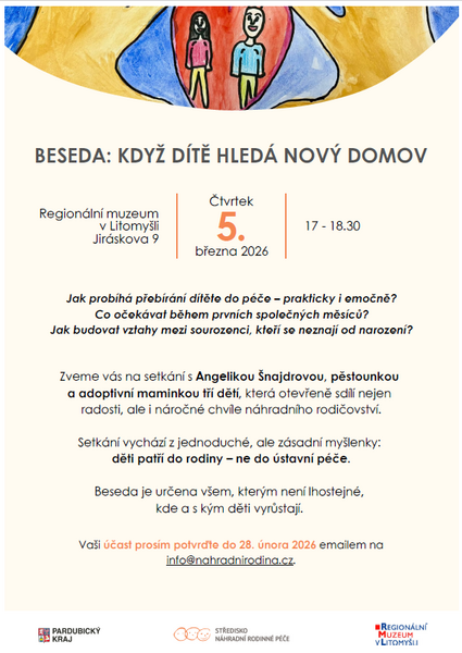 Když dítě hledá nový domov_beseda