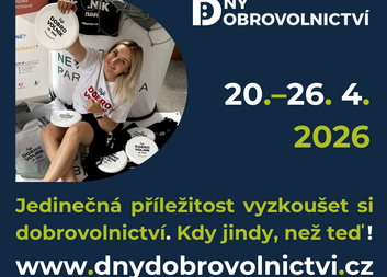 Dny dobrovolnictví 2026 - tentokrát i v Litomyšli! 